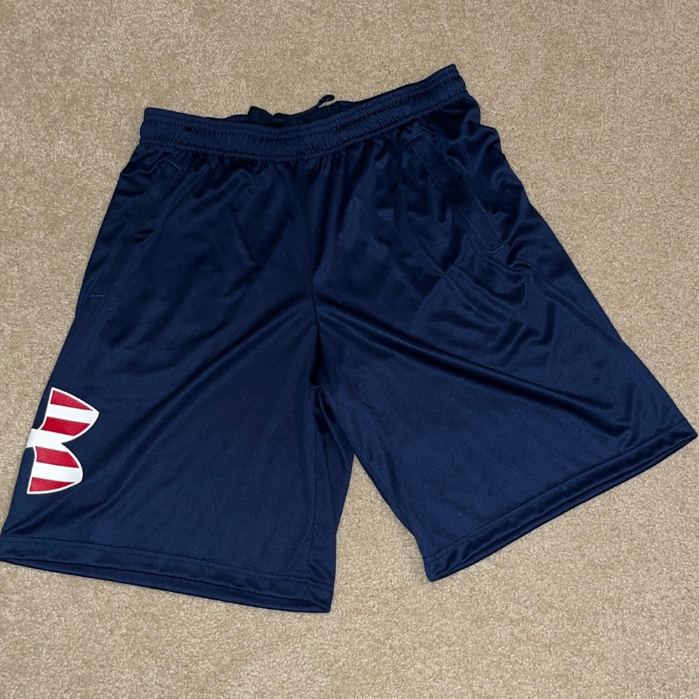NEW! Under Armour Navy Blue Athletic Shorts